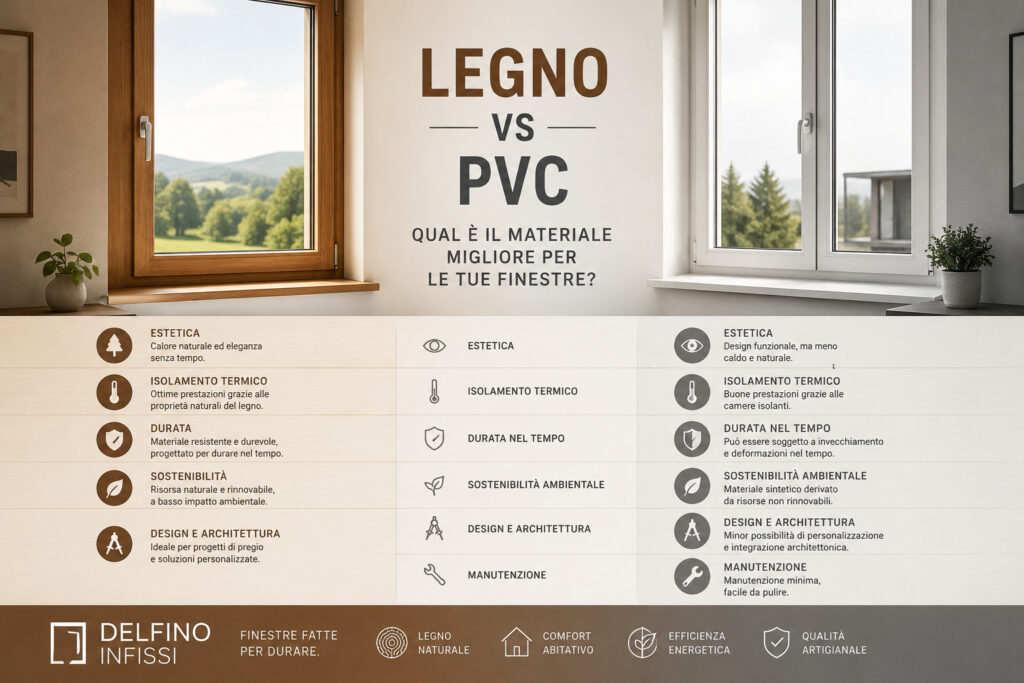 Legno vs PVC